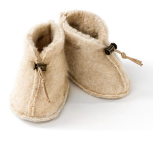 Alwero - Babyslofjes beige 6-12 maanden