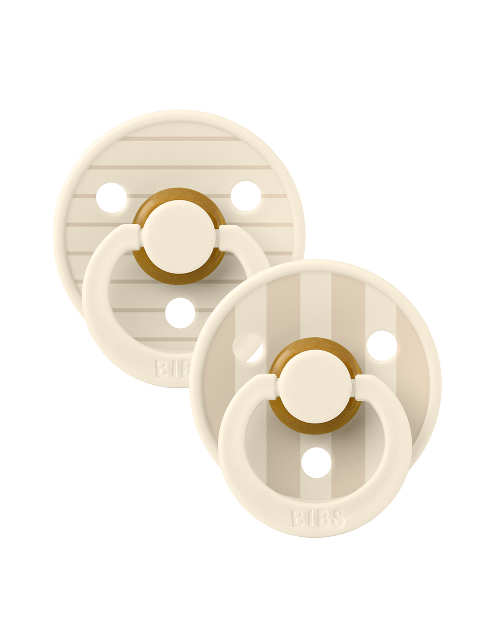 BIBS - BIBS Studio Colour Pin 2 pack Ivory/Vanilla maat 1 - Afbeelding 2