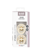 BIBS - BIBS Studio Colour Pin 2 pack Ivory/Vanilla maat 1