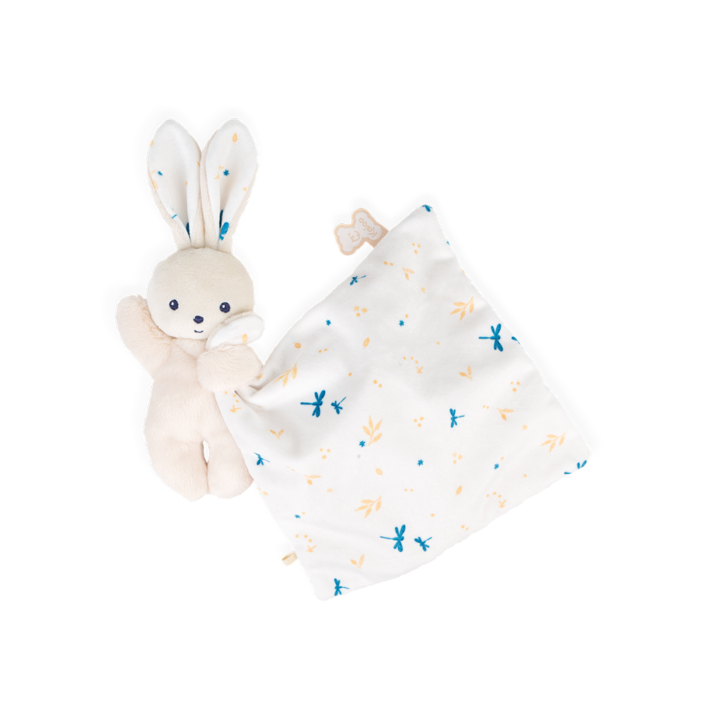Kaloo - knuffeldoek konijn wit - Afbeelding 2