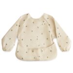 Mushie - Long sleeve bib - Bijen